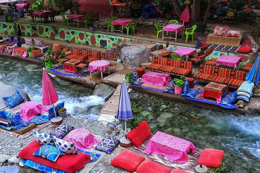 Marrakech: Ourika Valley Trip with Waterfalls, Guide & Lunch - Leaving Marrakech for the Atlas Mountains
