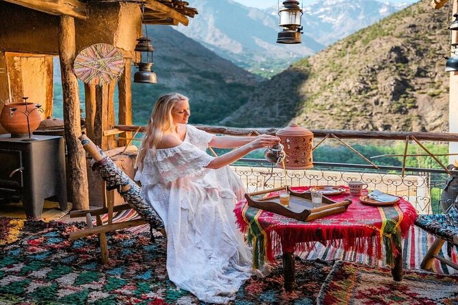 Marrakech: Ourika Valley Villages & Waterfalls Private Day Trip - Tea, village life, and lunch with a Berber family
