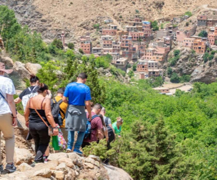 Marrakech: Ourika Valley,Waterfalls, Atlas Luxury Day trip - Clay villages, farm plots, and the argan oil stop