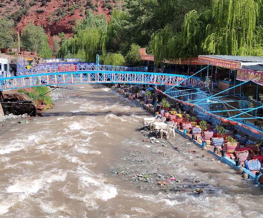 Marrakech: Ourika Valley,Waterfalls, Atlas Luxury Day trip - Lunch beside the Ourika River