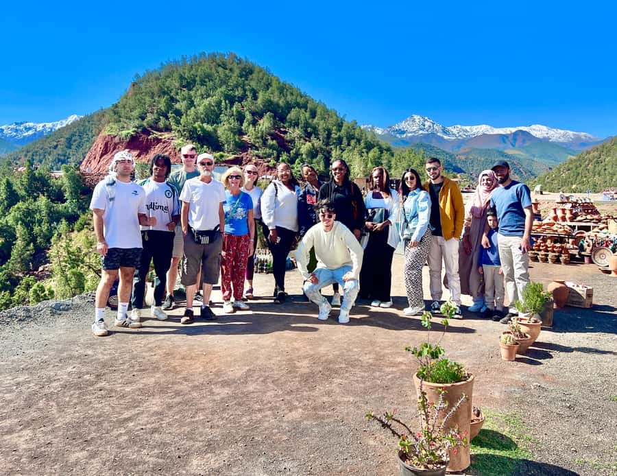 Marrakech: Ourika Valley Waterfalls Hike & Traditional Lunch - Hiking beside the river to the waterfalls