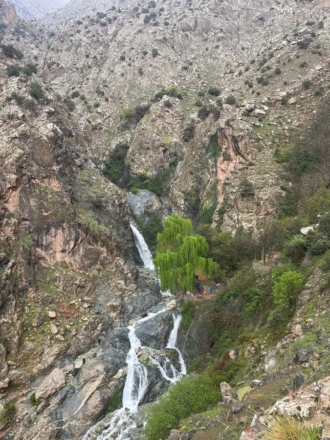 Marrakech: Ourika Valley Waterfalls Hike & Traditional Lunch - What the waterfall visit is really like