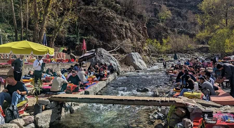 Marrakech: Ourika Valley Waterfalls Hike & Traditional Lunch - Timing, group size, and comfort