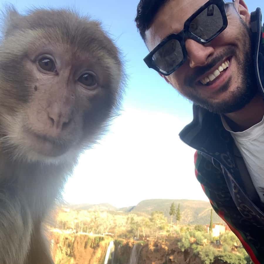 Marrakech: Ouzoud Waterfall, Guided Hike, Boat Ride & Lunch - Spotting Barbary macaques on the trail