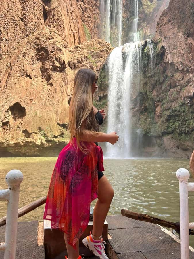Marrakech: Ouzoud Waterfall, Guided Hike, Boat Ride & Lunch - Lunch beside the waterfall