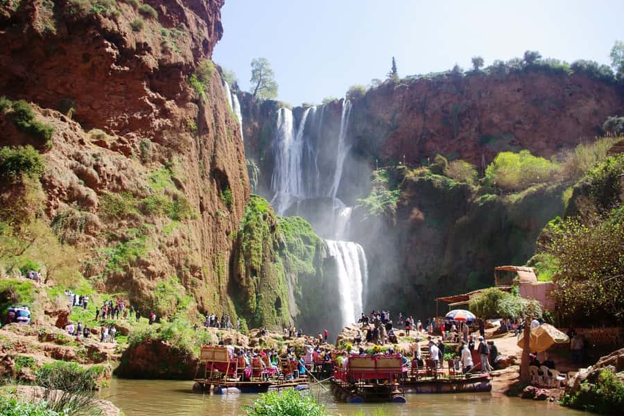 Marrakech: Ouzoud Waterfalls Guided Day Trip with Boat Ride - The return to Marrakech