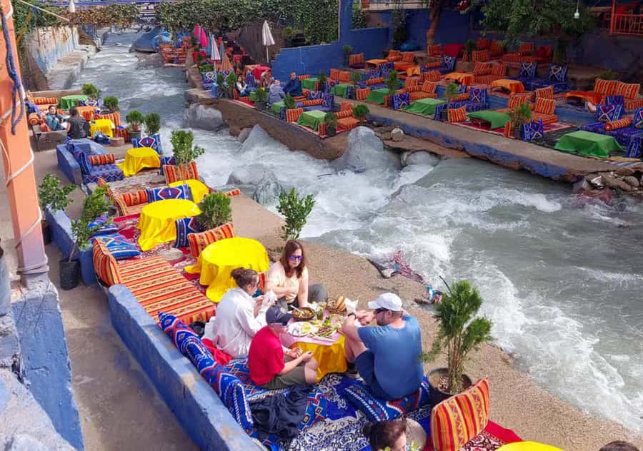 Marrakech: Ouzoud Waterfalls Trip, Guide & Boat + Lunch - Arriving at the 110-meter Ouzoud Falls