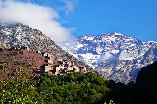 Marrakesh: Atlas Mountains, Imlil Valley & Waterfalls Tour - Mount Toubkal views without climbing the summit