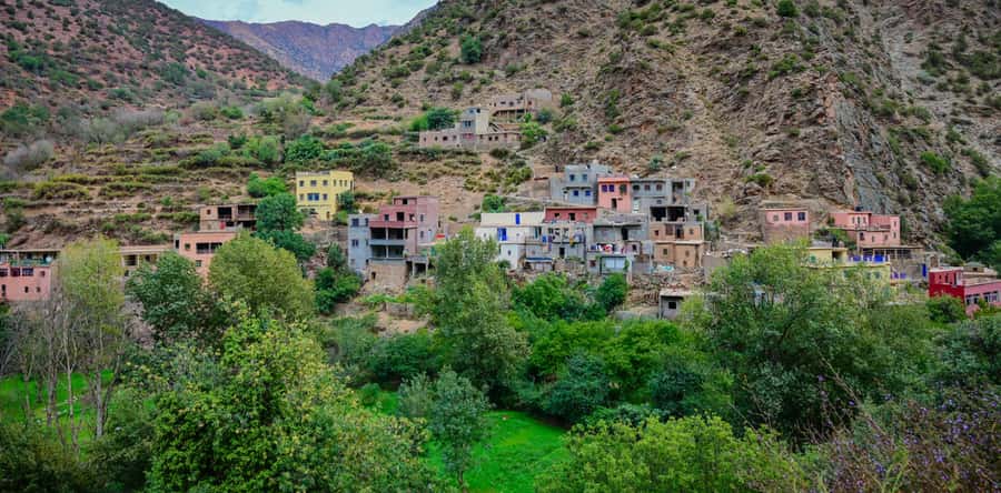 Marrakesh: Ourika Waterfalls, Atlas Mountains, Guide + Lunch - Traditional Amazigh life in Ourika Valley