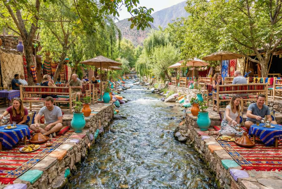 Marrakesh: Ourika Waterfalls, Atlas Mountains, Lunch + Guide - The Amal Ourika Cooperative and argan oil