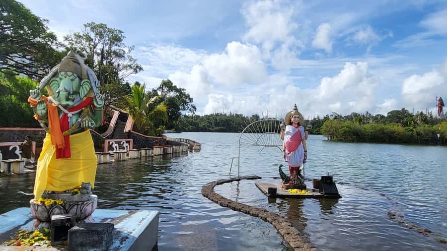 Mauritius: Chamarel 7 Colours & Waterfalls, South-West Tour - Grand Bassin adds meaning beyond scenery