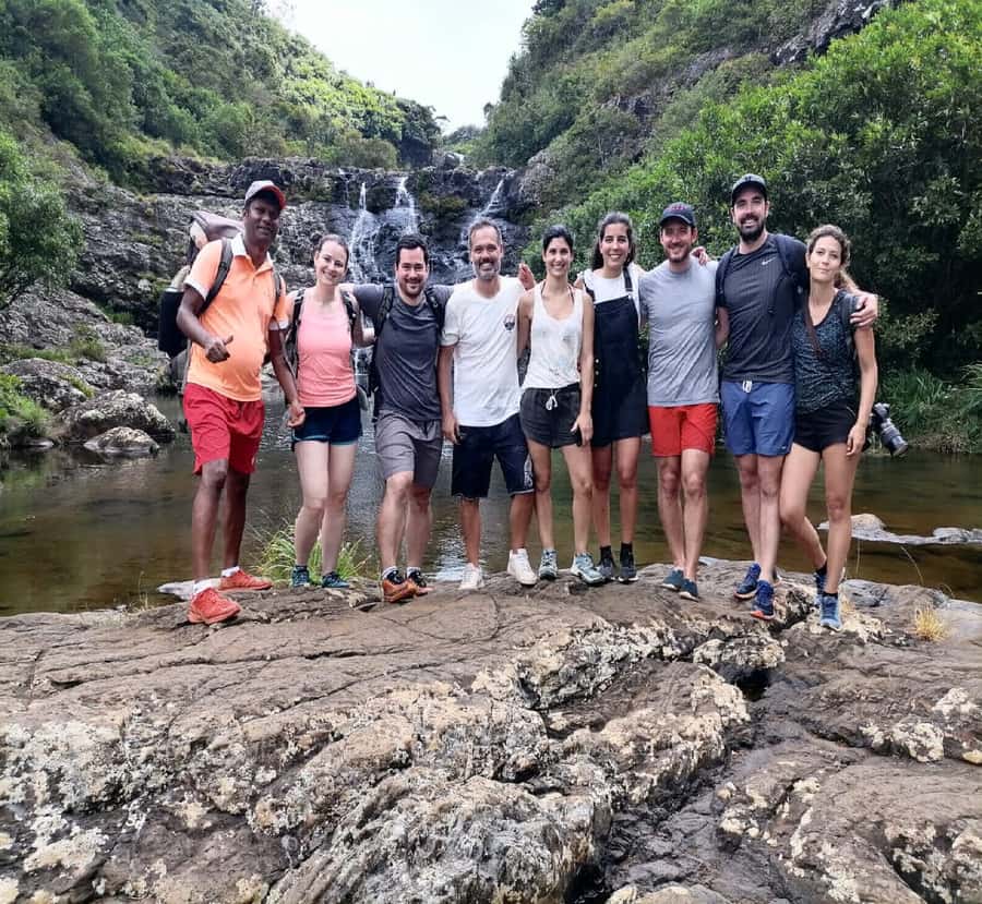 Mauritius: Tamarind Falls Guided Hike with Swim and Lunch - Reaching the seventh waterfall