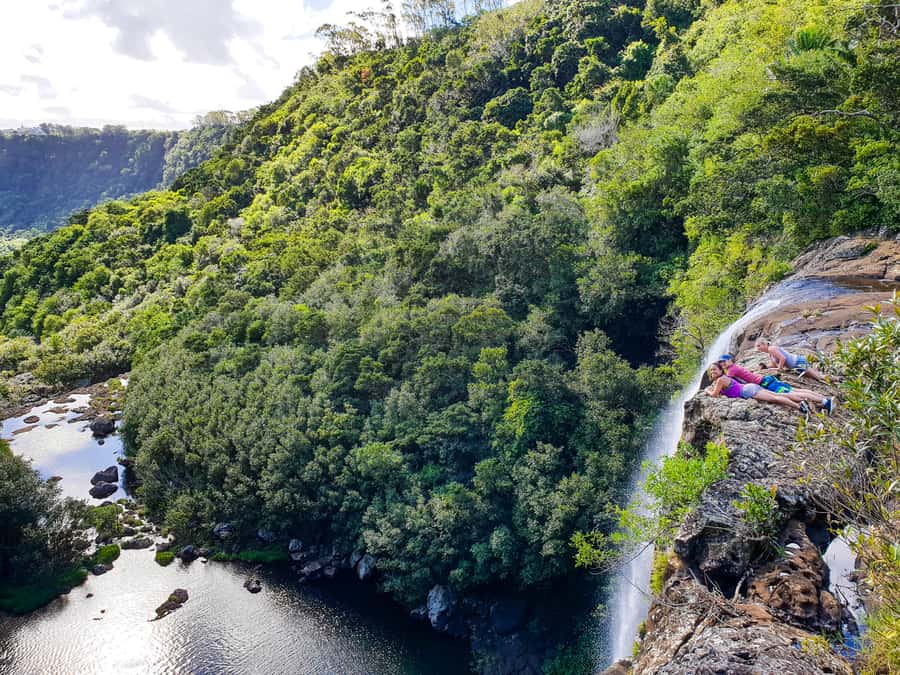 Mauritius: Tamarind Falls Highlights 3-Hour Hiking Trip - Reaching Tamarind Falls, the Big Payoff