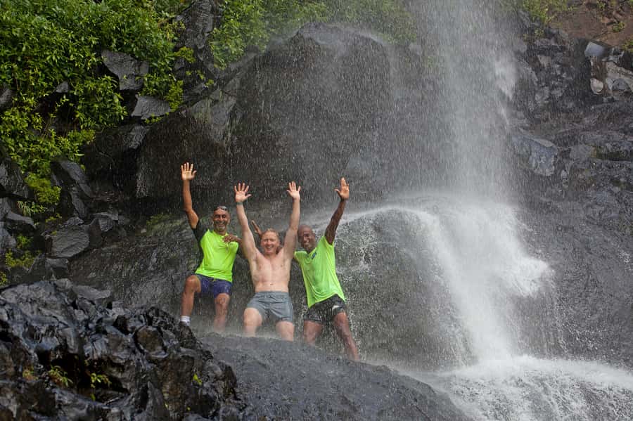 Mauritius: The Iconic Waterfalls hike + Mauritian picnic - Four waterfalls, with room to enjoy the views