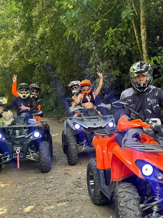 Medellin: Barbosa ATV Guided Tour with Waterfalls and Pools. - What to wear and pack for a muddy day