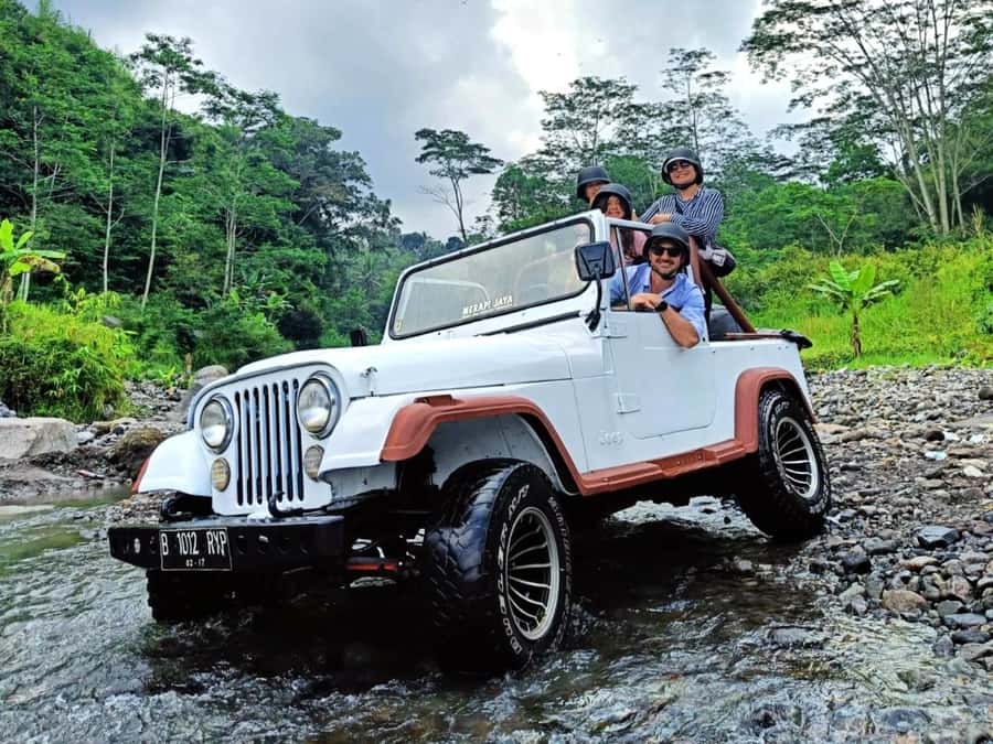 Merapi Volcano 4WD Jeep Tour and Kedung Kayang Waterfall - Kalikuning River and the fun of getting dusty