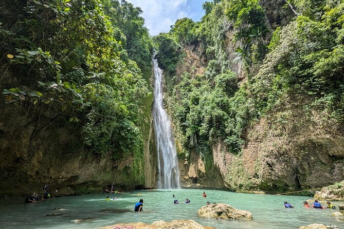 Moalboal Sardine Run, Sea Turtle and Mantayupan Falls - Mantayupan Falls and its cool forest setting