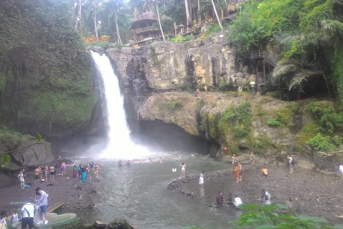 Monkey Forest, Ubud, Waterfall and Rice Terrace - Tegenungan Waterfall: allow time to get wet