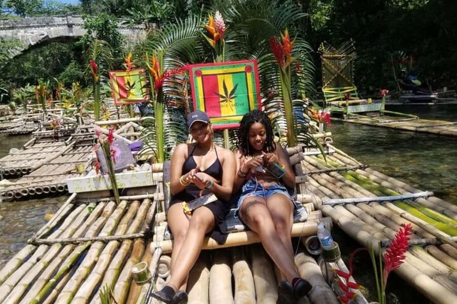 Montego Bay: River Rafting and Dunn's River Falls Day Trip - The Rio Nuevo River by bamboo raft