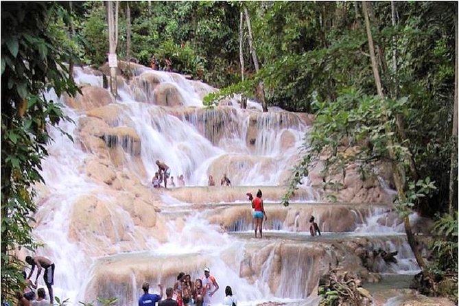Montego Bay to Dunn's River Falls Half-Day Trip - Climbing the waterfall’s natural terraces