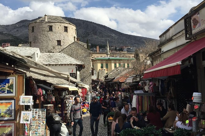 Mostar and Kravice Waterfalls from Dubrovnik Private Tour - Mostar and the bridge at the heart of town