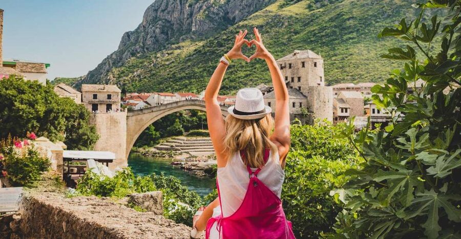 Mostar and Kravice Waterfalls Full-Day Tour from Split - The road south through the Neretva region