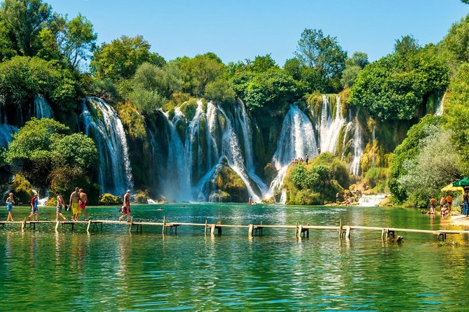 Mostar and Kravice Waterfalls Tour from Dubrovnik (Semi-Private) - Kravice Waterfalls Before the Crowds