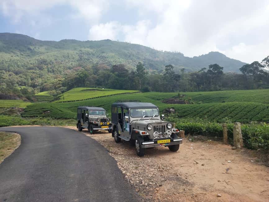 Munnar: Anakulam Jeep Safari with Waterfall and Elephant - Key points at a glance