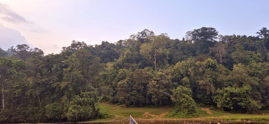 Munnar: Anakulam Jeep Safari with Waterfall and Elephant - Anakulam Waterfalls and the river crossing