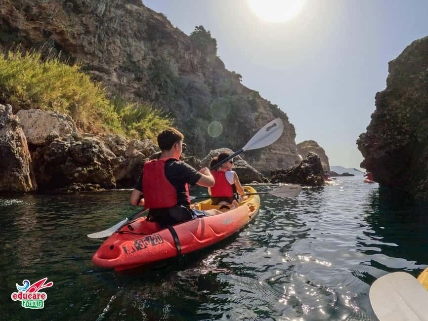 Nerja: Free kayaking route (without a tour guide). 2.5-hour tour. Nerja-Maro Waterfall. - What to bring and what to leave behind