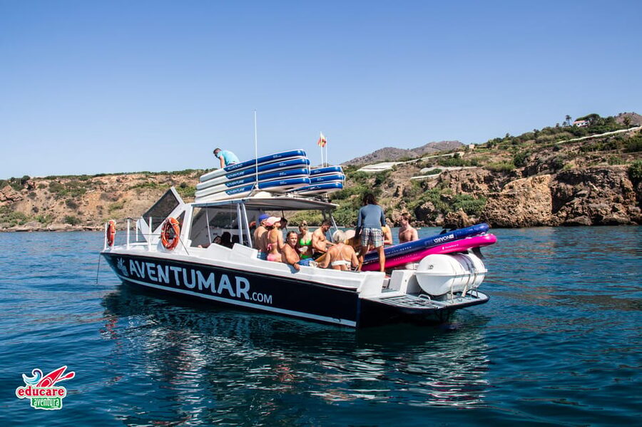 Nerja: Maro Waterfall Boat Trip with Paddleboarding & Drink - The crew, safety, and atmosphere