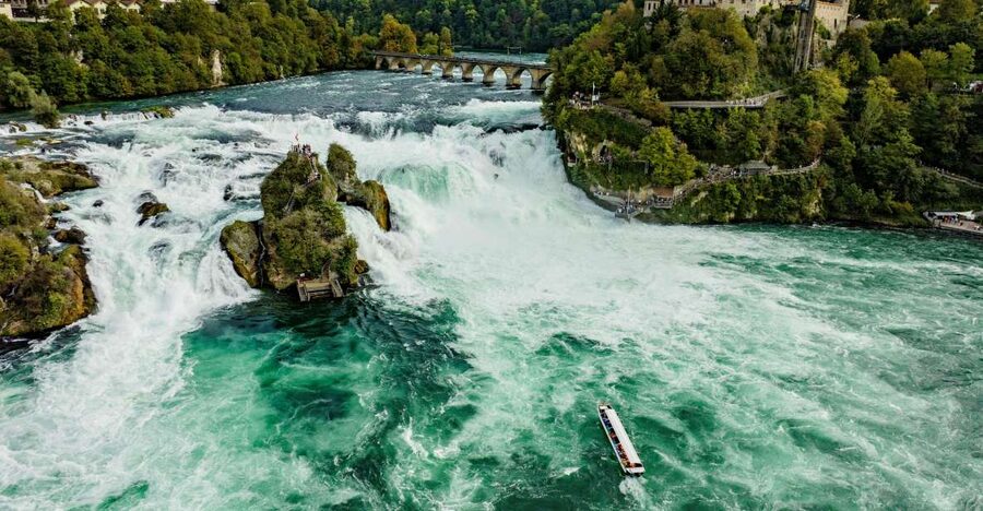 Neuhausen am Rheinfall: Rhine Falls Boat Tour - The Calm Rhine Ride Toward Germany
