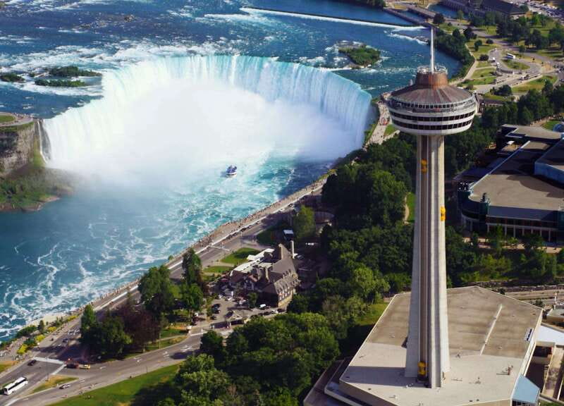 Niagara Falls: Boat, Journey Behind the Falls, & Tower Tour - Skylon Tower: Niagara from above