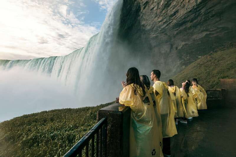 Niagara Falls: Boat Trip & Journey Behind the Falls Tour - A two-kilometer walk along the falls