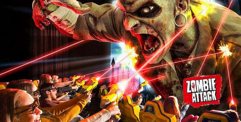 Niagara Falls, Canada: Clifton Hill 6 Attraction Fun Pass - Zombie Attack brings the biggest shock