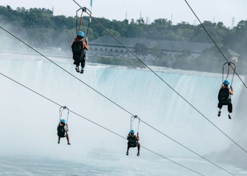 Niagara Falls, Canada: Early Bird Zip Line to The Falls - Does the early bird ticket really beat the crowds?