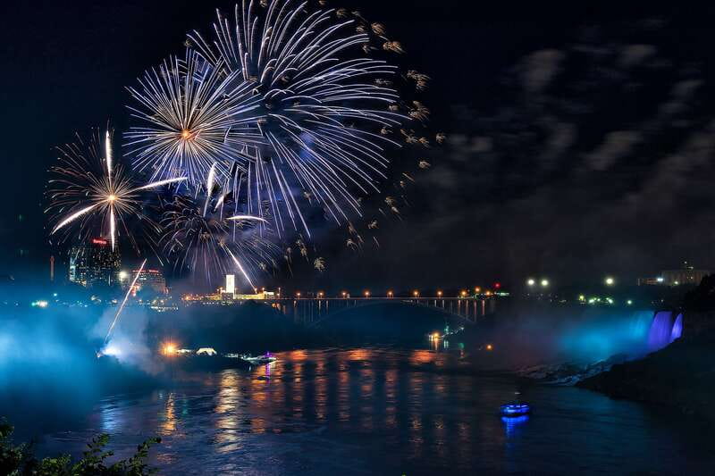 Niagara Falls, Canada: Evening Fireworks Cruise - What the 40-minute cruise actually does