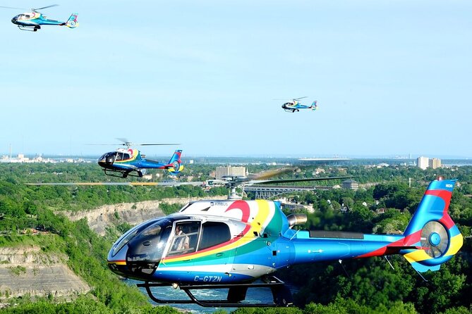 Niagara Falls Canada Helicopter Tour - Following the curve of the Canadian Horseshoe Falls