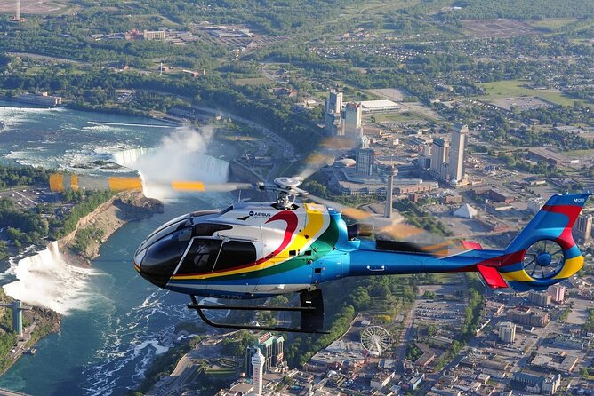 Niagara Falls Canada Helicopter Tour - Whirlpool Rapids, bridges, parks, and power stations