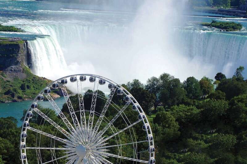 Niagara Falls, Canada: Niagara SkyWheel Ticket - Boarding the enclosed gondola