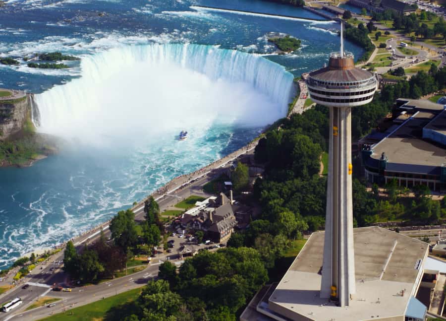 Niagara Falls Canada Tour from USA: Journey, Boat & Tower - Niagara City Cruises takes you into the gorge