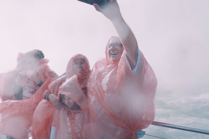 Niagara Falls Canada Tour: Helicopter, Boat, Behind Falls & Lunch - The Hornblower boat and the wettest 20 minutes