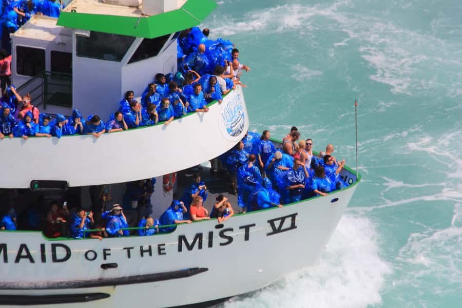Niagara Falls: Maid of the Mist & Cave of the Winds Tour - American Falls and Luna Island viewpoints
