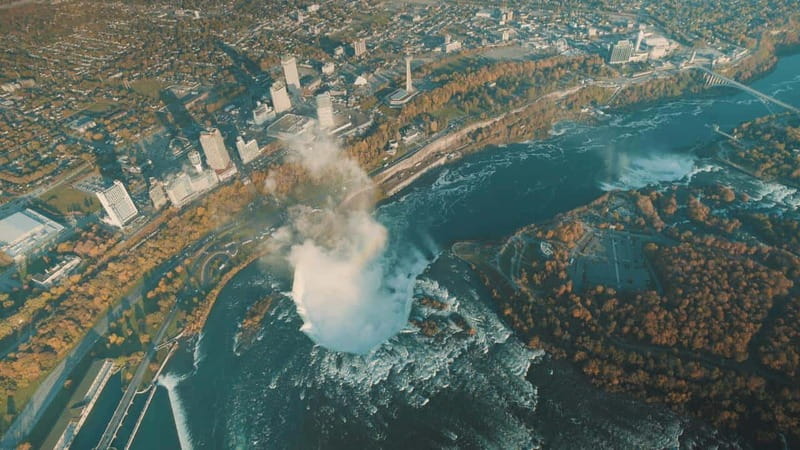 Niagara Falls, ON: Helicopter Ride with Boat & Skylon Lunch - The Boat Ride Beneath the Spray