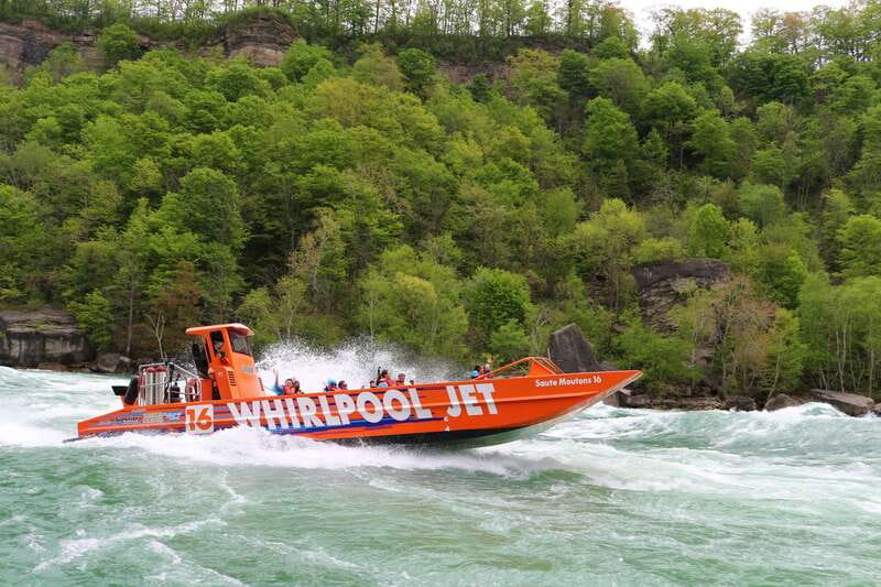 Niagara Falls, ON: Jet Boat Tour on Niagara River - Check-in, safety briefing, and the two boat choices