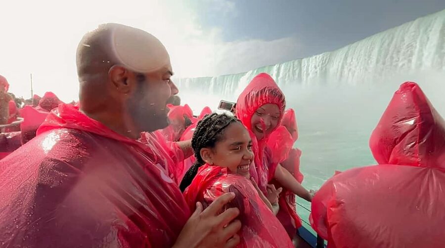 Niagara Falls: Premium Tour, Boat & Journey Behind the Falls - The Hornblower boat and the wettest view
