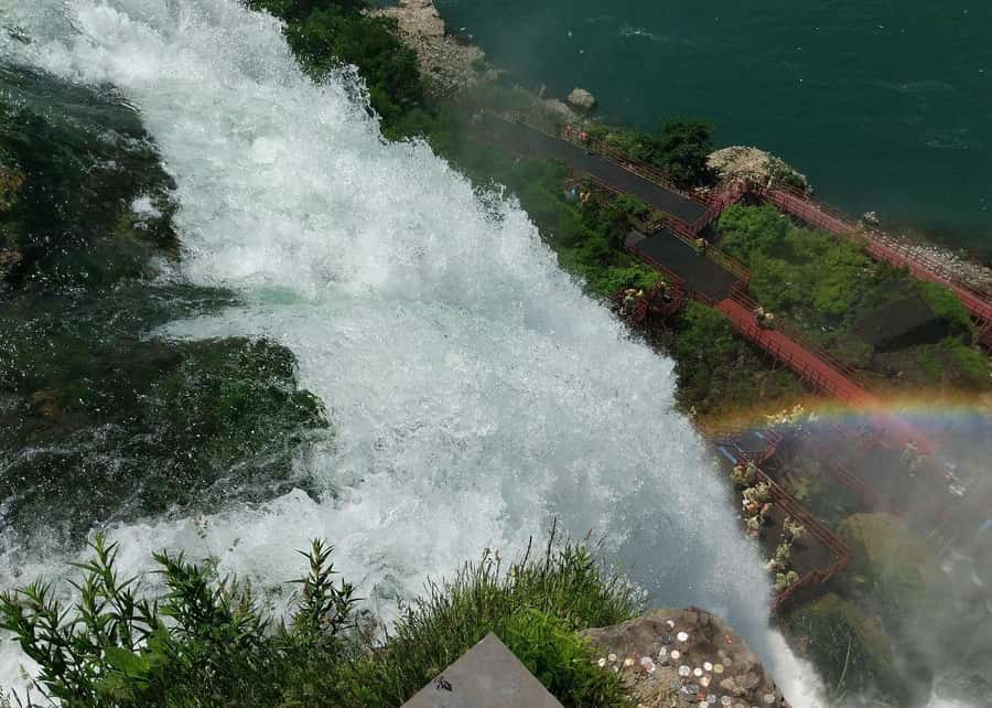 Niagara Falls, USA Mystery of the Mist Tour + Maid Boat Ride - Seeing the Falls from the American Observation Tower