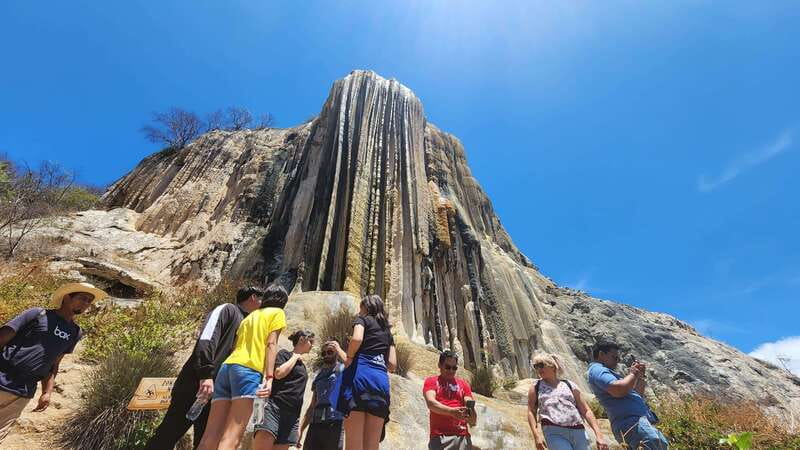 Oaxaca: Hierve el Agua Petrified Waterfalls and Pools Tour - Arriving at the petrified waterfalls
