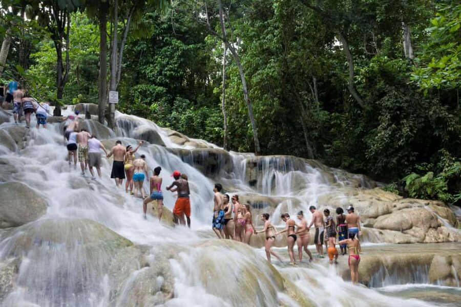 Ocho Rios: Dunn’s River Falls & Reggae Hill Tour - Reggae Hill brings food and river time