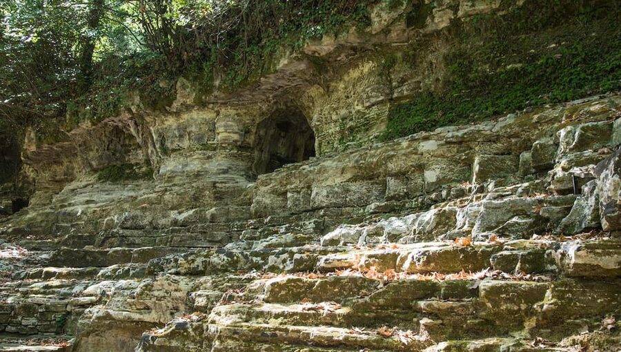 Off-Road: Waterfall, Lake Kournas, Gorges, Preveli Palms - Kotsifou Gorge opens toward the Libyan Sea